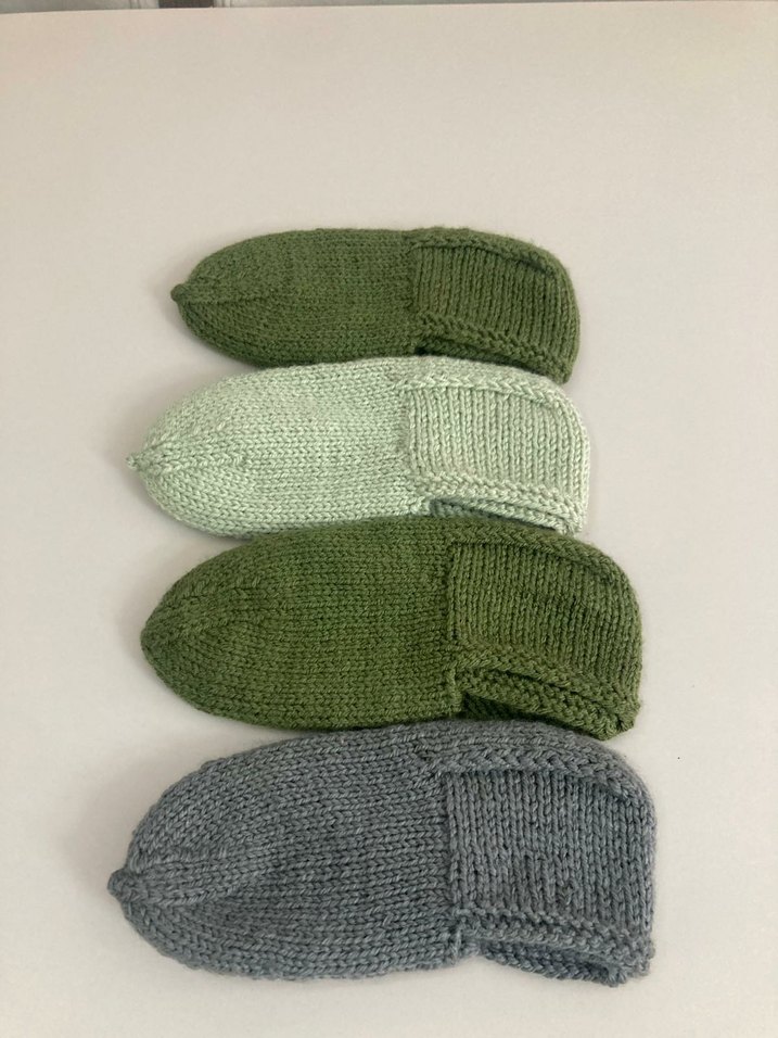 el örgüsü erkek  patikler - Görsel 4