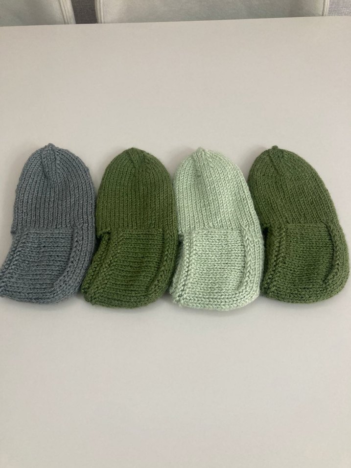 el örgüsü erkek  patikler - Görsel 3