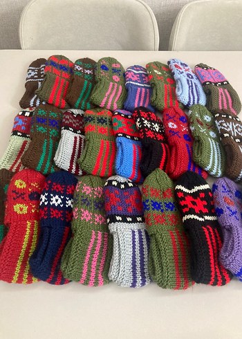 el örgüsü çeyizlik kadın patik Çorapları - Görsel 4