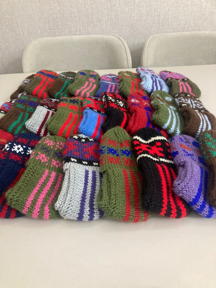 el örgüsü  çeyizlik kadın patik  Çorapları - Görsel 2