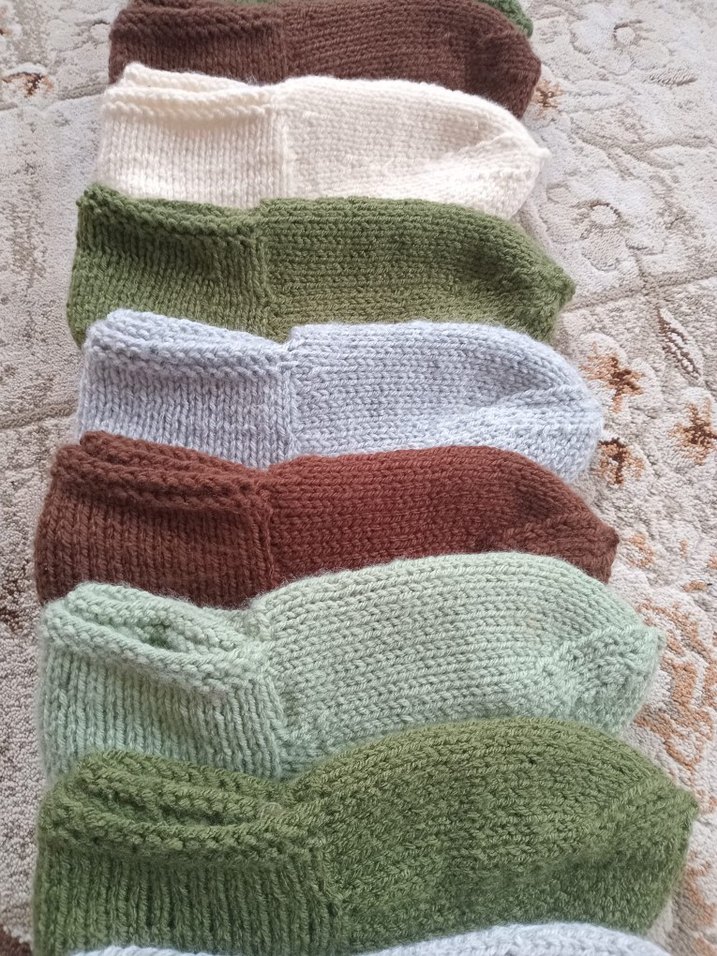 el örgüsü erkek patik çorap - Görsel 3