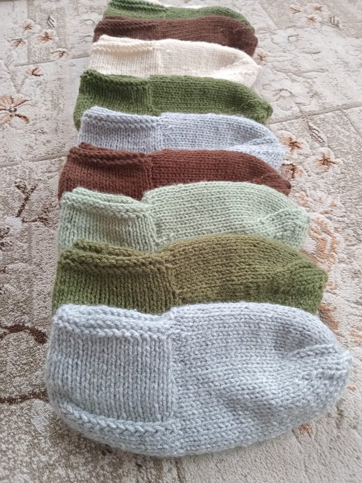 el örgüsü erkek patik çorap - Görsel 2