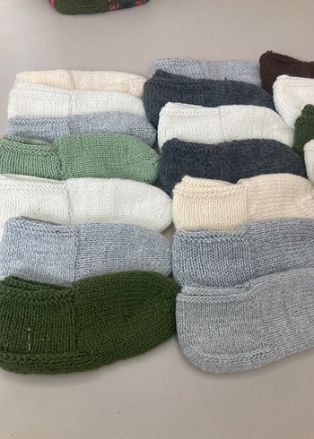 el örgüsü erkek kadın patik çorap - Görsel 5