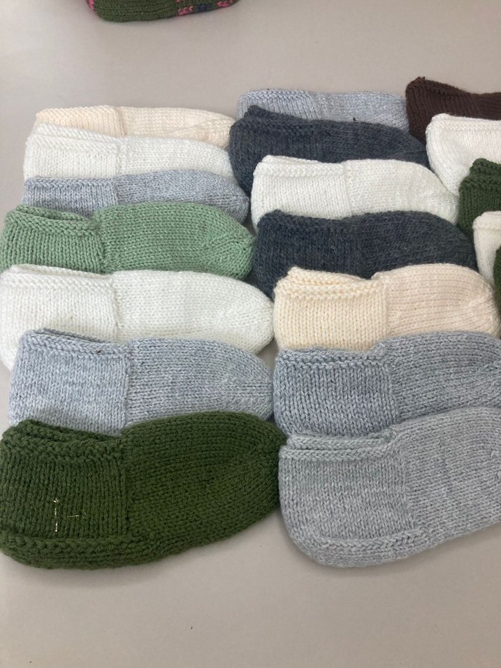 el örgüsü erkek kadın patik çorap - Görsel 5