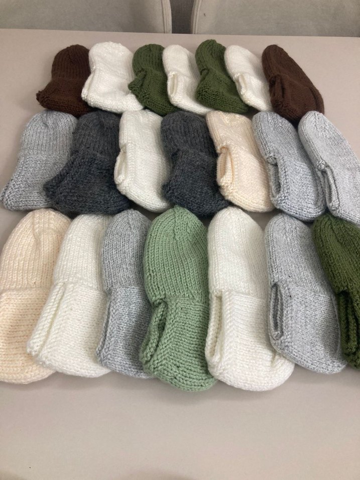 el örgüsü erkek kadın patik çorap - Görsel 3