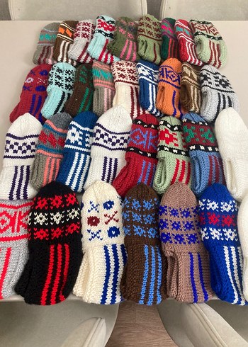 el örgüsü çeyizlik kadın patik çoraplar - Görsel 4