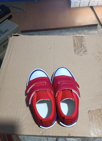 Converse KIRMIZI CONVERSE BEBEK ÇOCUK SPOR AYAKKABI
