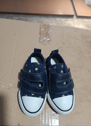 25 Beden BEBEK ÇOCUK CONVERSE SPOR AYAKKABI