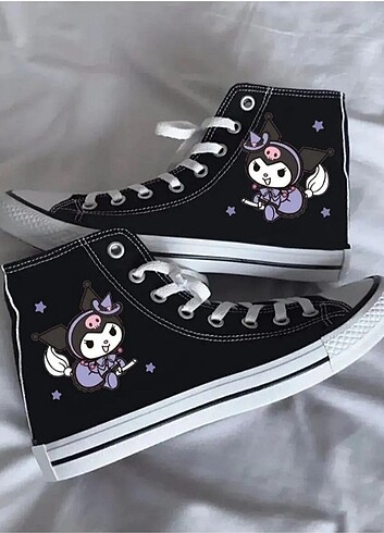 37 Beden KUROMİ BASKI CONVERSE SPOR AYAKKABI