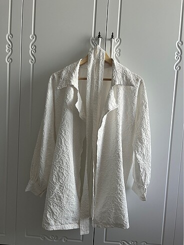 Beyaz Tesettür Kimono
