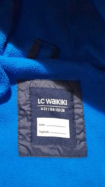 5 Yaş Beden lacivert Renk Çocuk mont