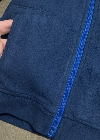 Mavi Erkek Çocuk Fermuarlı Sweatshirt - Görsel 3