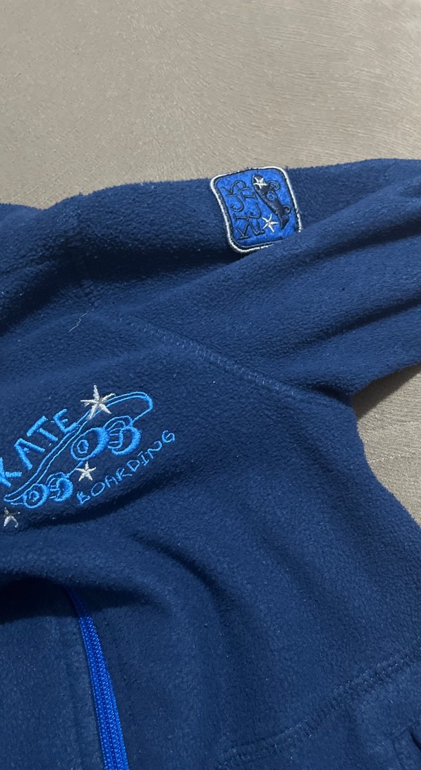 Mavi Erkek Çocuk Fermuarlı Sweatshirt - Görsel 4