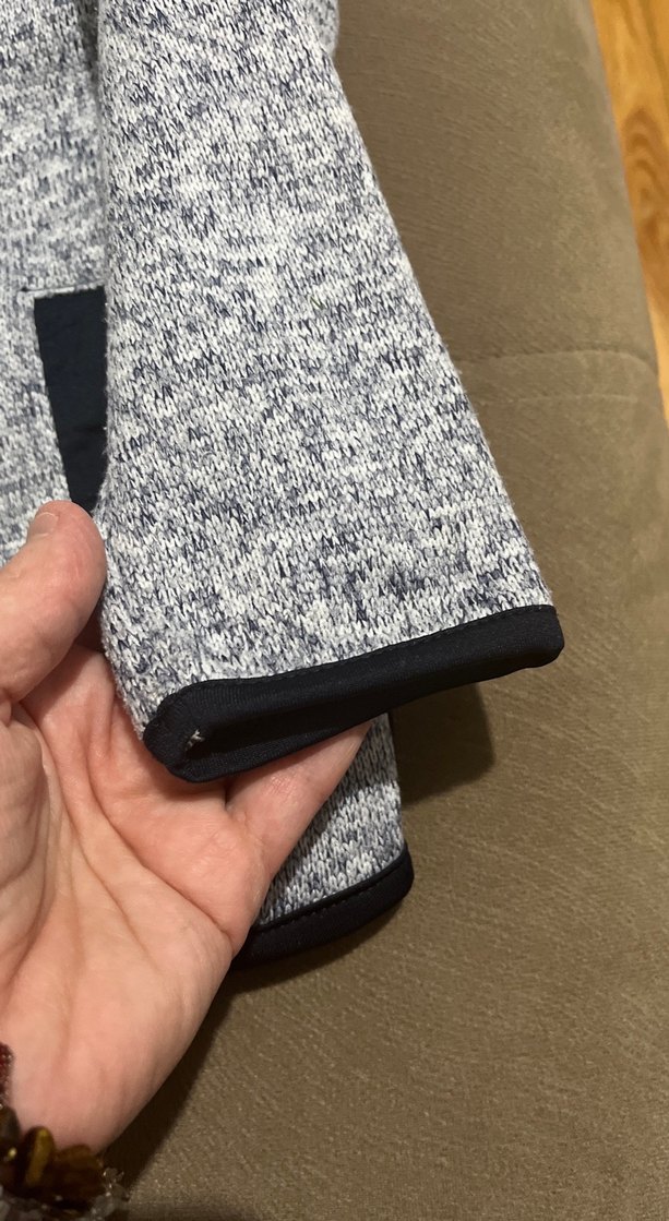 Gri Kapüşonlu Fermuarlı Erkek Ceketi - Görsel 2