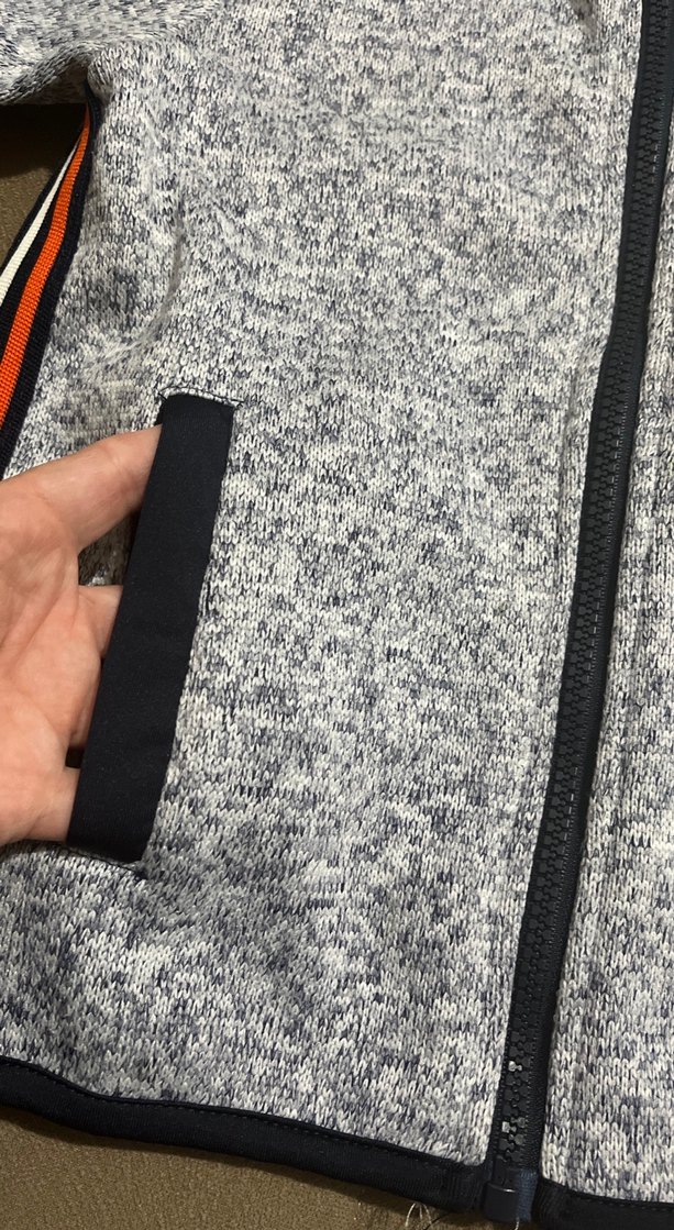 Gri Kapüşonlu Fermuarlı Erkek Ceketi - Görsel 3