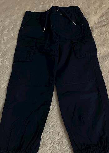 Erkek Çocuk Gri ve lacivertKemerli Denim Pantolon - Görsel 6