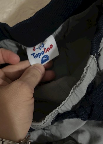 Erkek Çocuk Gri ve lacivertKemerli Denim Pantolon - Görsel 4