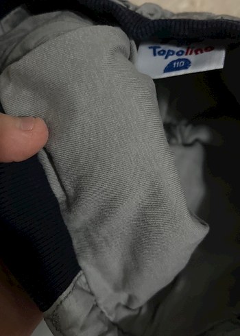 Erkek Çocuk Gri ve lacivertKemerli Denim Pantolon - Görsel 5