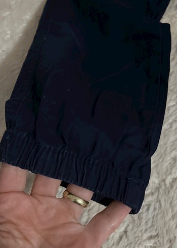 Erkek Çocuk Gri ve lacivertKemerli Denim Pantolon - Görsel 9