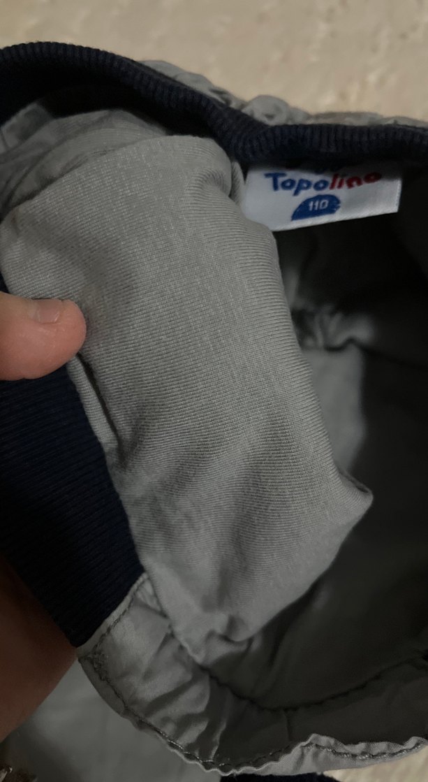 Erkek Çocuk Gri ve lacivertKemerli Denim Pantolon - Görsel 5