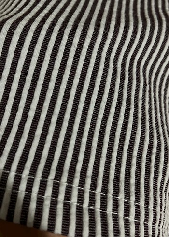 Çizgili Kadın Pantolon - Görsel 3