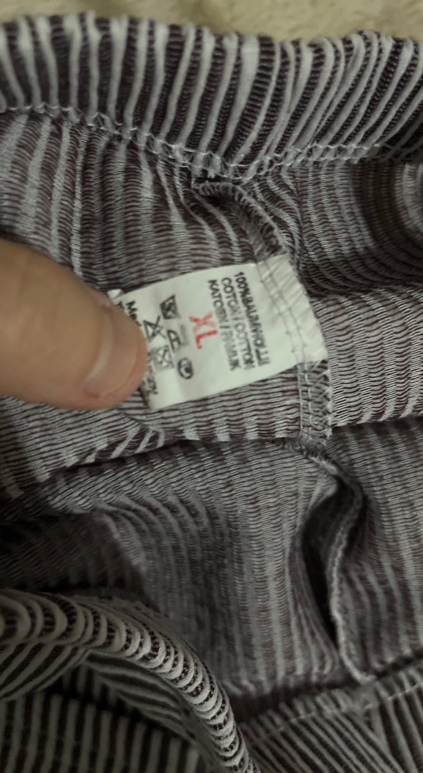 Çizgili Kadın Pantolon - Görsel 2