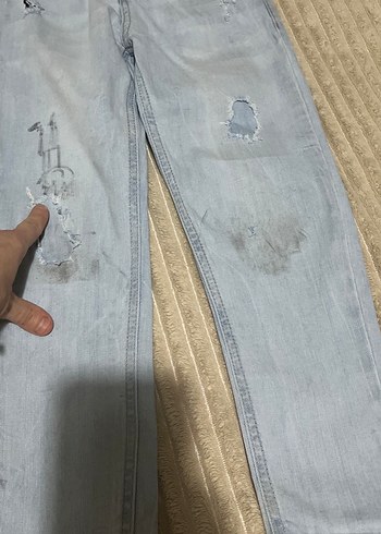 Erkek Çocuk  Mavi Kot Pantolon - Görsel 3