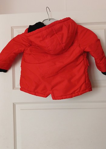 Kızıl Renkli Fermuarlı Erkek Çocuk Mont - Görsel 4