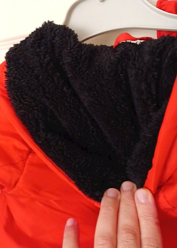 Kızıl Renkli Fermuarlı Erkek Çocuk Mont - Görsel 5