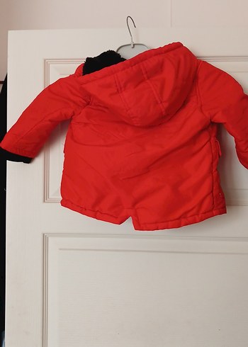 Kızıl Renkli Fermuarlı Erkek Çocuk Mont - Görsel 3