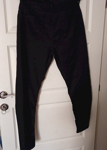 Düğmeli Siyah Erkek Kot Pantolon - Görsel 4