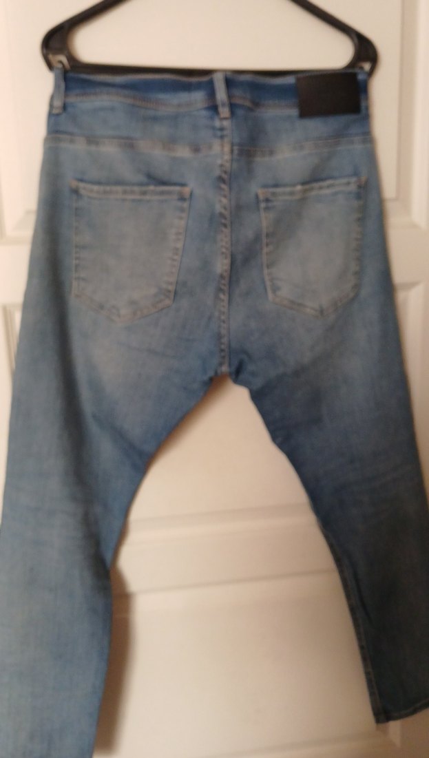 Kadın Mavi Gri Midi Kot Pantolon - Görsel 5