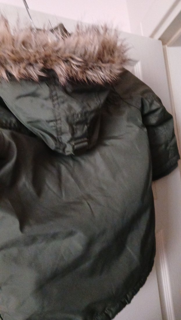 Gri Düğmeli Erkek Çocuk Mont - Görsel 4