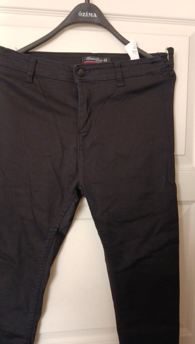 Siyah Skinny Denim Pantolon bayan panyolon - Görsel 2