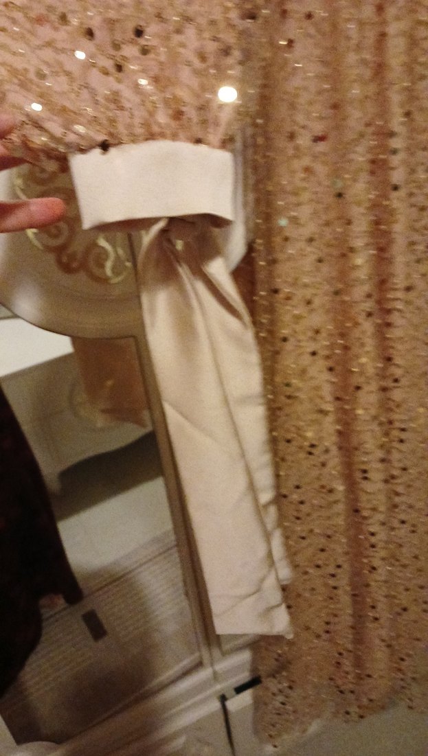 Bej Nakışlı Uzun Bohem Elbise - Görsel 2