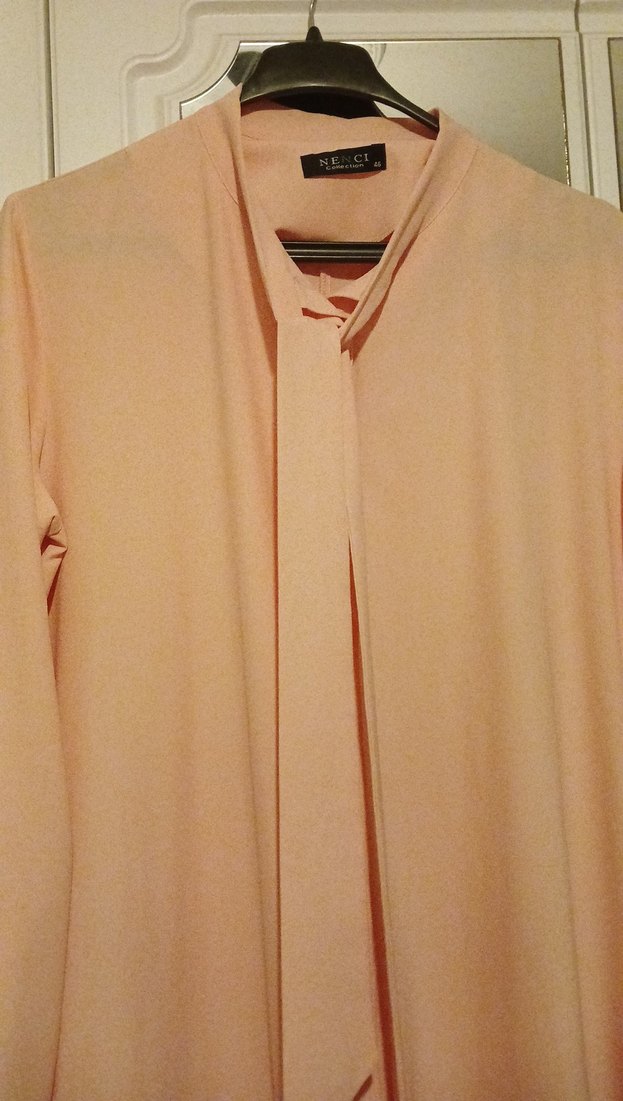 Bej Uzun Kollu Salaş Kadın Tunik - Görsel 5