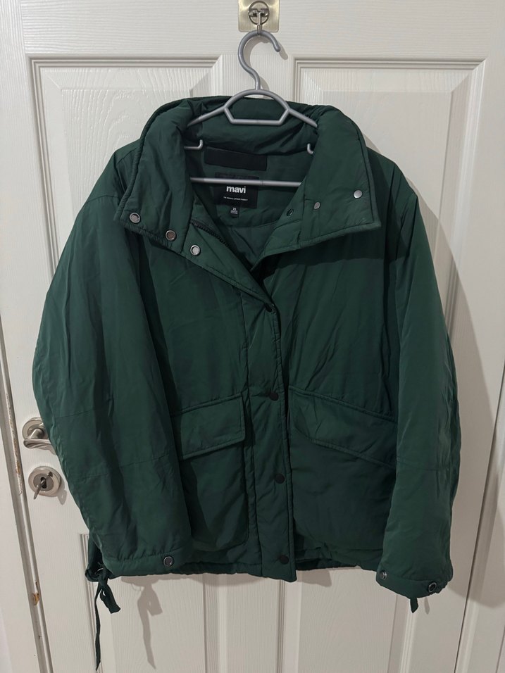 Mavi Kadın Mont  Koyu Yeşil - Görsel 2