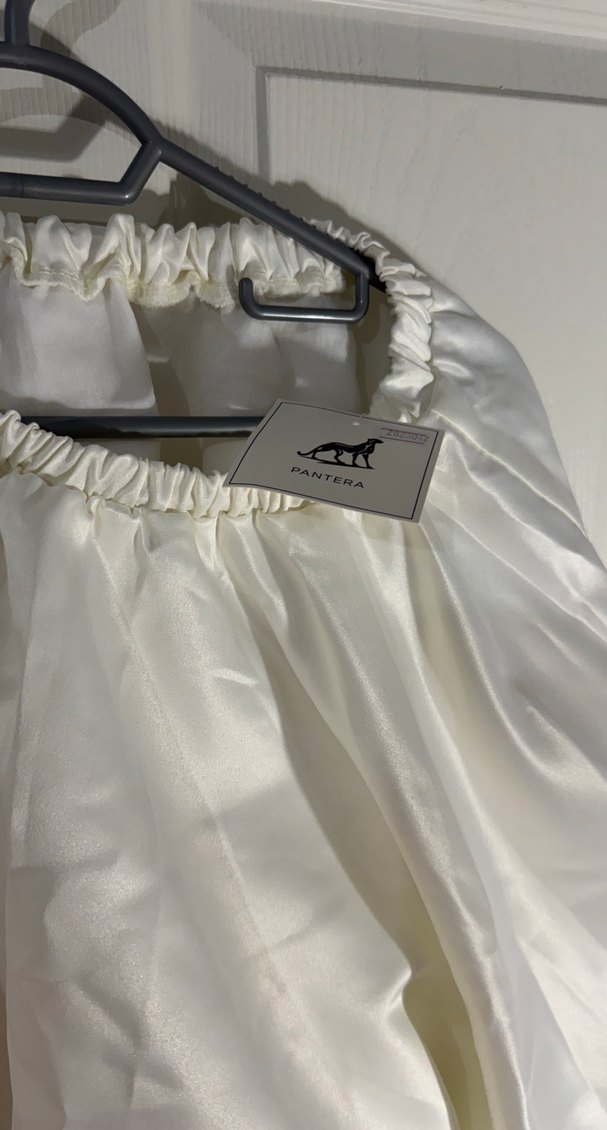 Beyaz Pilili Mini Balon Etek - Görsel 4