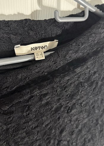 Siyah Dantel Uzun Şortlu Etek - Görsel 3