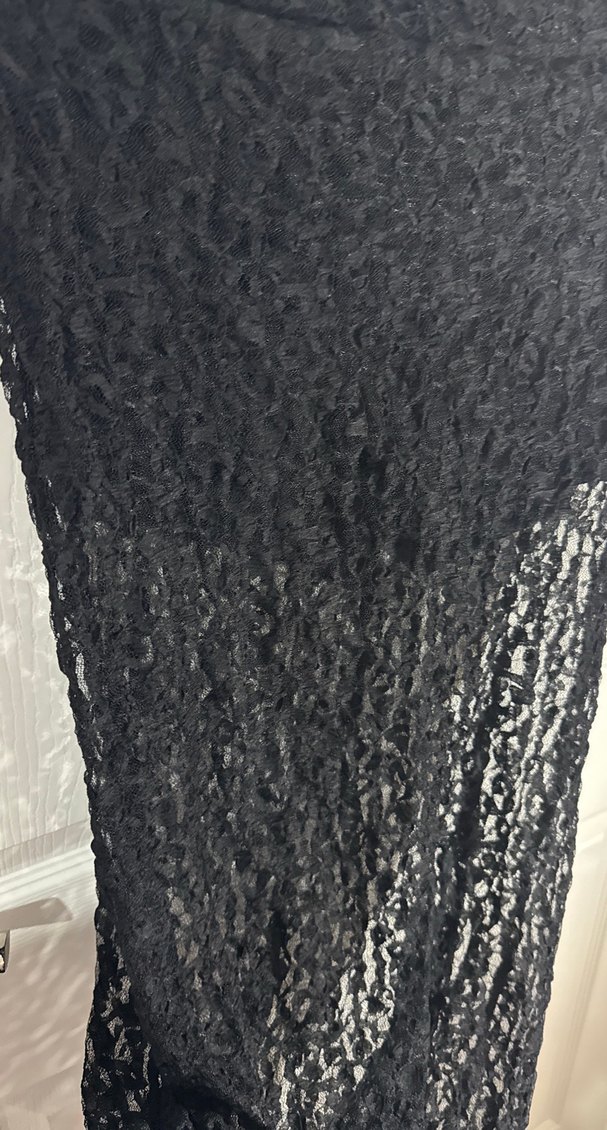 Siyah Dantel Uzun Şortlu Etek - Görsel 4