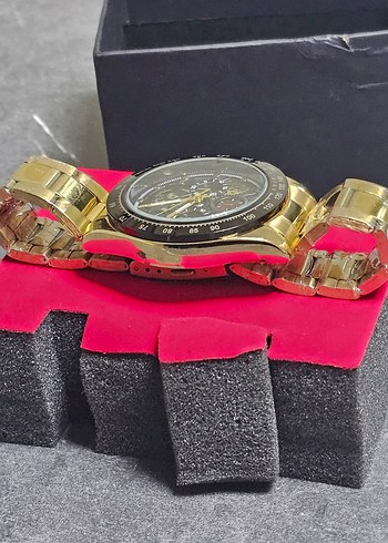 Altın Renk Erkek Saat - Görsel 5