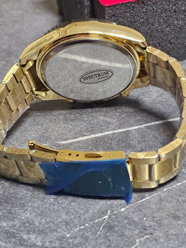 Altın Renk Erkek Saat - Görsel 3