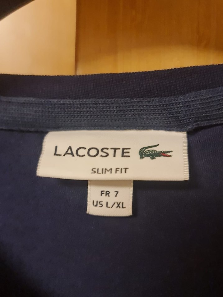 Lacoste Lacivert Baskılı Kısa Kollu Erkek Tişört - Görsel 3
