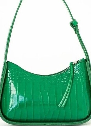  Beden yeşil Renk Baget Çanta 
