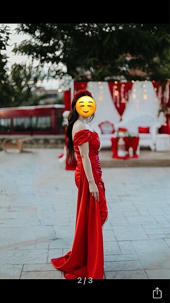 Zara Kadın saten abiye