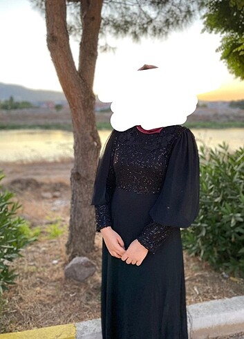 Siyah Şık Uzun Abiye