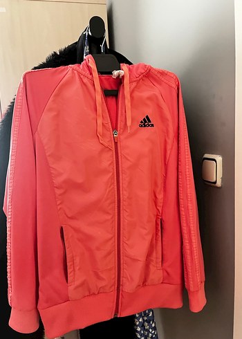 Pembe Kadın Fermuarlı Spor hırka üst - Görsel 8