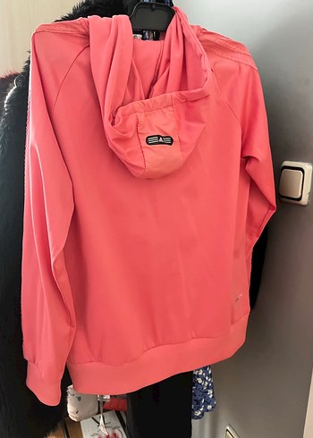 Pembe Kadın Fermuarlı Spor hırka üst - Görsel 6