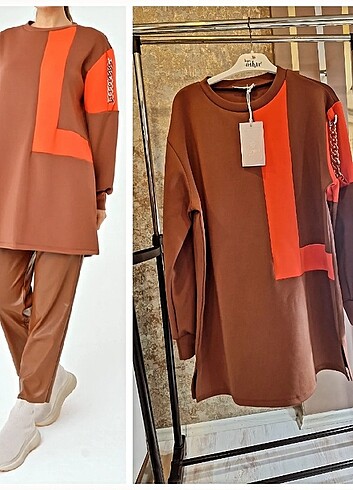Loreen scuba kumaş tunik