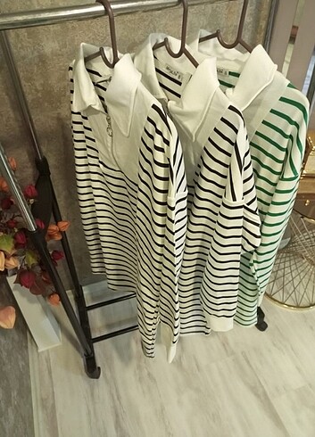 Cizgili tunik